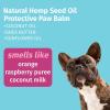 Hempz Petz Dog Paw Balm, Creamy Citrus Orange & Red Raspberry Herbal Protective Balm, 2 oz.(Sweet Pineapple & Honey Melon)