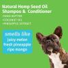 Hempz Petz, Dog Shampoo & Conditioner, Sweet Pineapple Honey Melon 2-in-1 Shampoo and Conditioner, Cleans, Conditions & Moisturizes, 17 fl. Oz(Sweet Pineapple & Honey Melon)