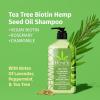 Hempz Triple Moisture Herbal Hair Shampoo – Moisturizing Gentle Shampoo to Nourish and Hydrate Hair – 17 Fl OZ(Tea tree & Chamomile)