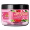 HEMPZ Triple Moisture Sugar Body Scrub – Grapefruit & Peach – All Natural Exfoliating Shea Butter, Sugar, and Salt – For Women, Men, and Teens – 7.3 fl oz(Pomegranate)