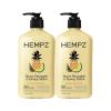 Hempz Body Lotion – Sweet Pineapple & Honey Melon + Coconut & Watermelon Daily Moisturizing Cream, Shea Butter, Aloe – Skin Care Products, Hemp Seed Oil – 17 fl oz, 2-Pack Bundle(Sweet Pineapple & Honey Melon)