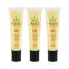 Hempz Original Lip Balm, 3-Pack, travel essential for dry cracked lips, ultra hydrating gloss, .44 oz