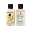 Hempz Sweet Pineapple & Honey Melon Happy Hands Travel Size Bundle – Body Lotion, 2.25 oz. + Moisturizing Herbal Hand Sanitizer
