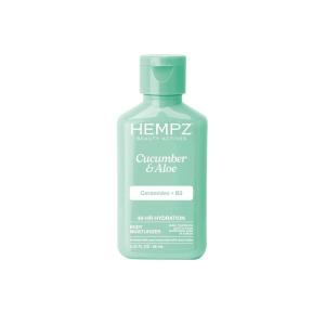 Hempz Body Lotion – Cucumber & Aloe Limited Edition Mini Daily Moisturizing Cream, Shea Butter, Aloe, Body Moisturizer – Skin Care Products, All Natural Hemp Seed Oil – Travel Size 2.25 Fl Oz