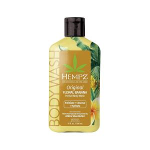 Hempz Body Wash – Sweet Pineapple & Honey Melon – Hydrating for Sensitive Skin, Scented, Exfoliating with Shea Butter, Pure Hemp Seed Oil, and Algae for Sensitive Skin – 17 fl oz(Floral & Banana)