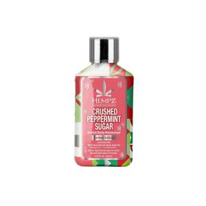 Hempz Crushed Peppermint Sugar Body Lotion, Moisturizer for men and women, Holiday Gifts, 17 oz(Crushed Peppermint Sugar)