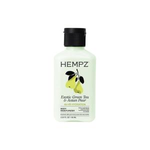 Hempz Exotic Natural Herbal Body Moisturizer with Pure Hemp Seed Oil, Green Tea and Asian Pear, 2.25 Fluid Ounce – Nourishing Vegan Skin Lotion for Dryness and Flaking with Acai and Goji Berry(Green Tea & Asian Pear)
