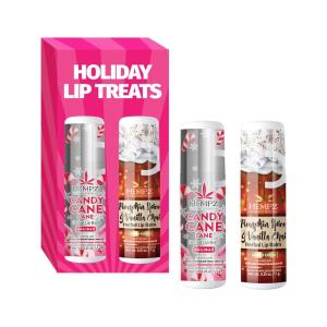 Hempz Fall Lip Balm, Limited Edition 2-Pack, Pumpkin Spice and Peppermint Candy Cane, Hydrating Lip Care for Men and Women, .25 oz tube(Pumpkin Spice/Peppermint Candy Cane)