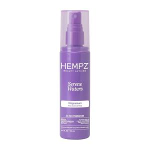 Hempz Magnesium Body Spray, Serene Waters, Soothing and Hydrating Moisturizer Mist with Arnica, Travel Friendly, 3.4 fl.oz.