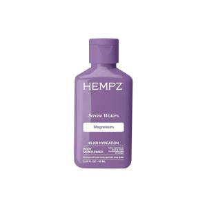 Hempz Mini Magnesium Lotion, Serene Waters Body Moisturizer with Arnica, travel size, 2.25 fl.oz.