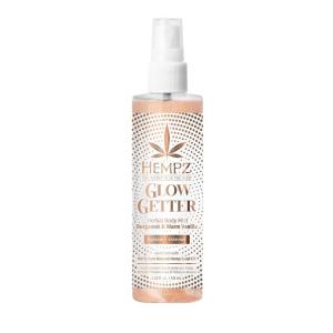 Hempz NEW Glow Getter Hydrating Body Mist, Perfume Shimmer Spray with sparkle 4.22 oz.