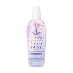 Hempz Star Dust Body Oil, Highlighting Moisturizer, Silver Shimmer Gel, Unicorn Sparkle, 6.76 oz.