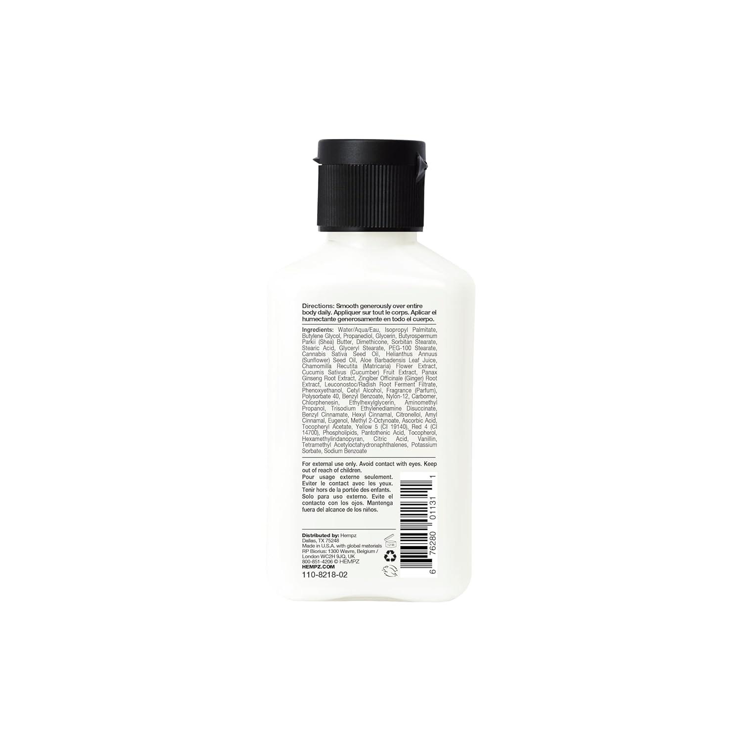 image:imageHEMPZ Mini Original Body Lotion Floral amp Banana Scent Daily Moisturizing Cream Shea Butter Hand and Body Moisturizer Skin Care Products Hydrating Hemp Seed Oil Mini 225 ozFloral Banana