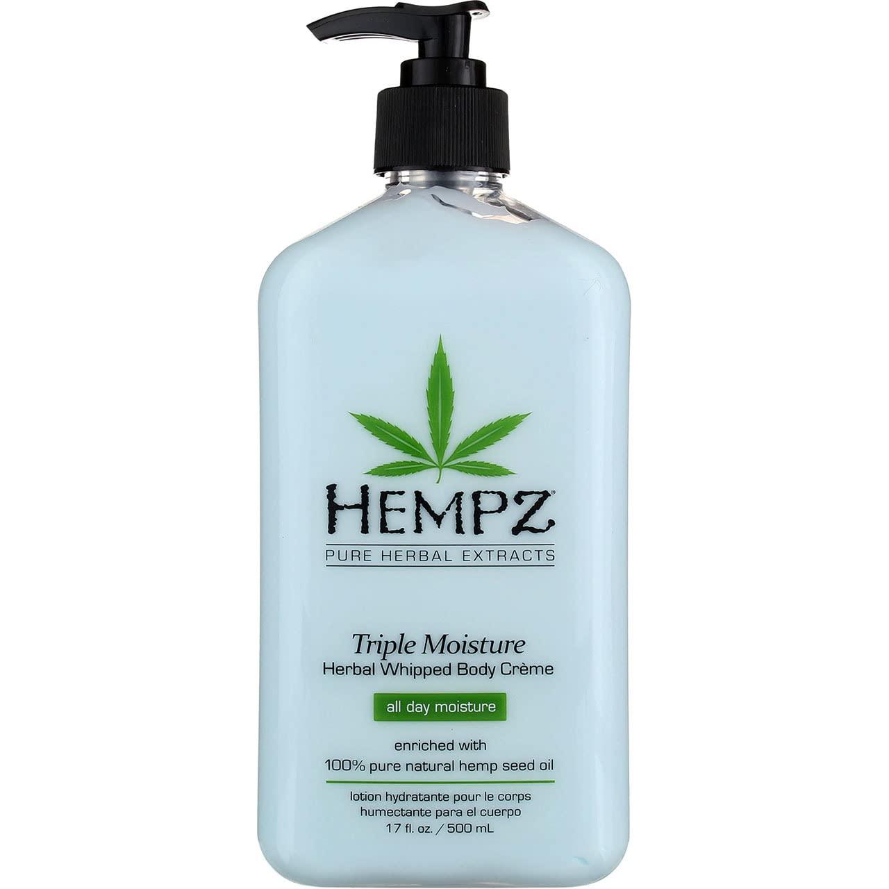 image:imageHempz Body Moisturizer Triple Moisture 17 Ounce Pump 500ml Pack of 3