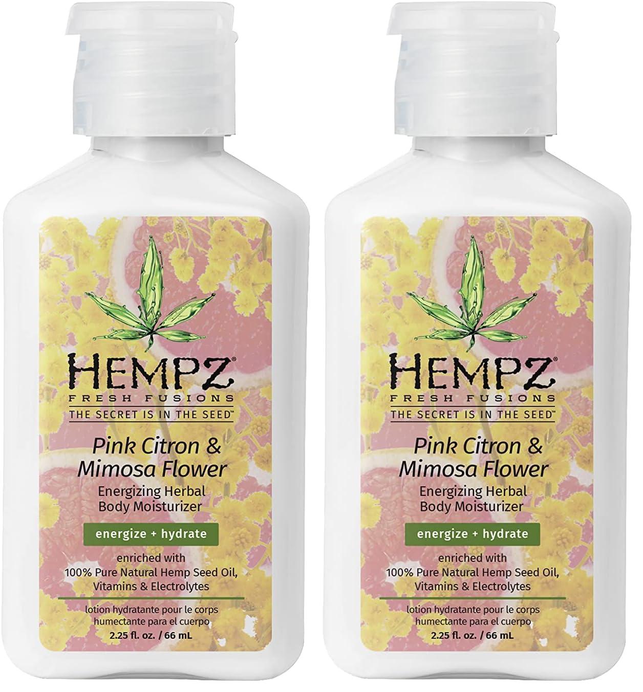 image:imageHempz Fresh Fusions Pink Citron amp Mimosa Flower Energizing Herbal Body Moisturizer 225 Fl OzPink Citron Mimosa Flower