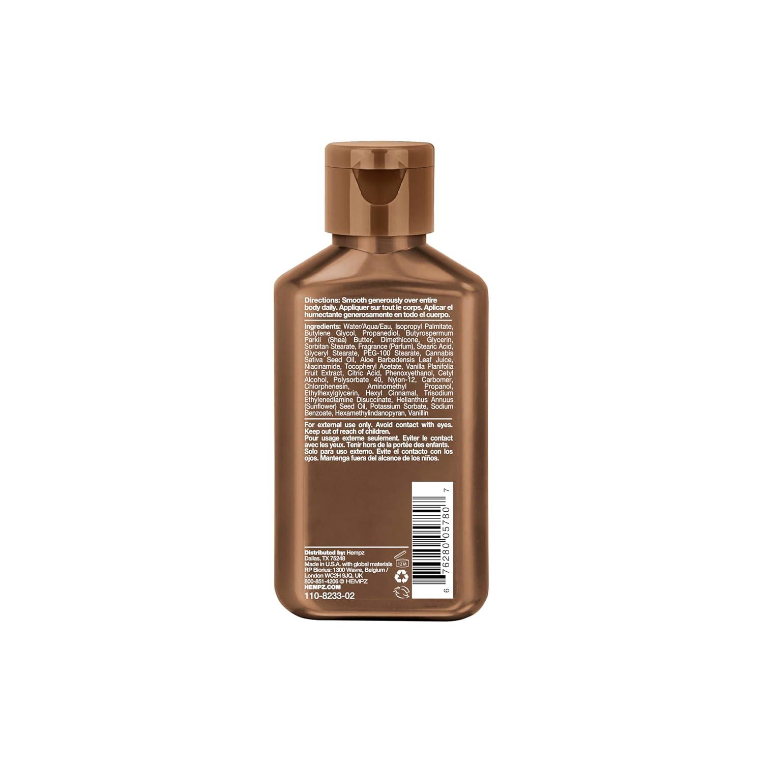 image:imageHempz Mini Vanilla Lux Herbal Body Moisturizer 225 oz New LOOK