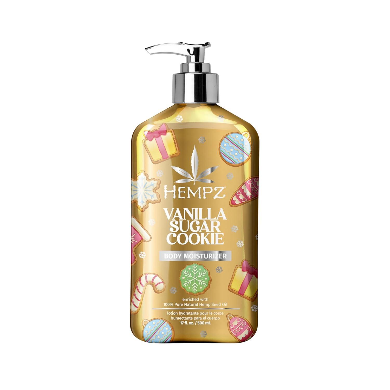 image:imageHempz NEW Pink Peppermint Meringue Body Moisturizer Body Lotion Fall and Winter Skin Care for Men amp Women Limited Edition 17 flozFrosted Vanilla Sugar Cookie