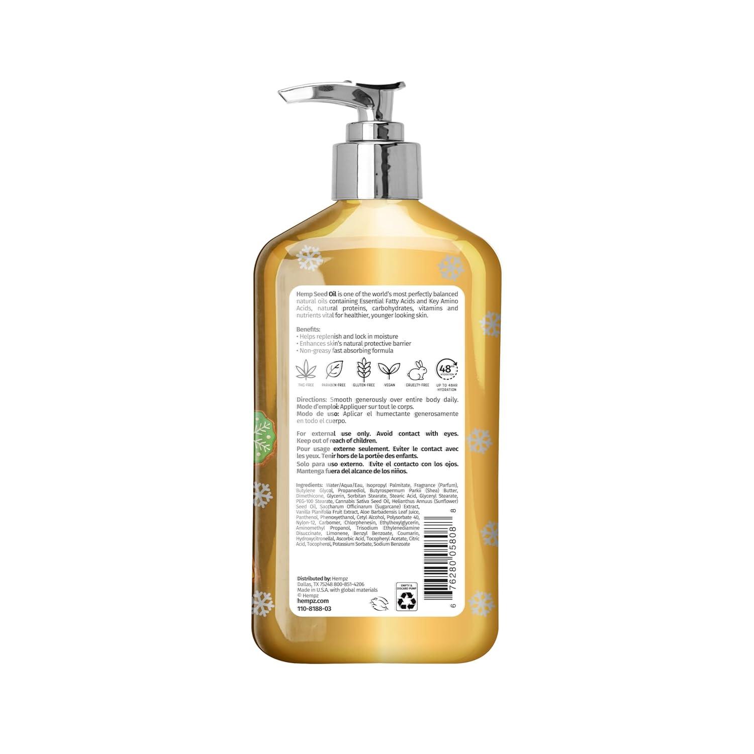image:imageHempz NEW Pink Peppermint Meringue Body Moisturizer Body Lotion Fall and Winter Skin Care for Men amp Women Limited Edition 17 flozFrosted Vanilla Sugar Cookie