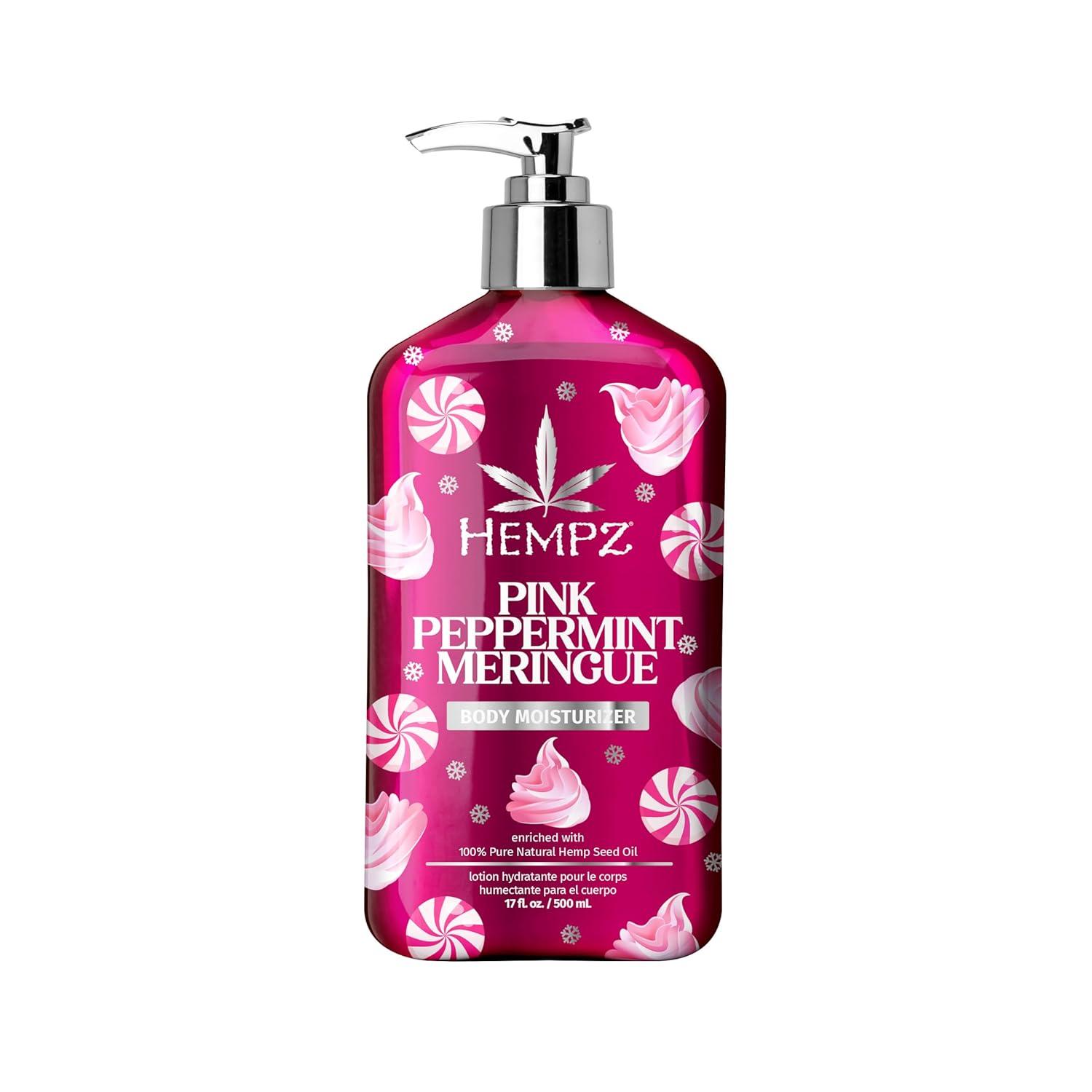image:imageHempz NEW Pink Peppermint Meringue Body Moisturizer Body Lotion Fall and Winter Skin Care for Men amp Women Limited Edition 17 flozPink Peppermint