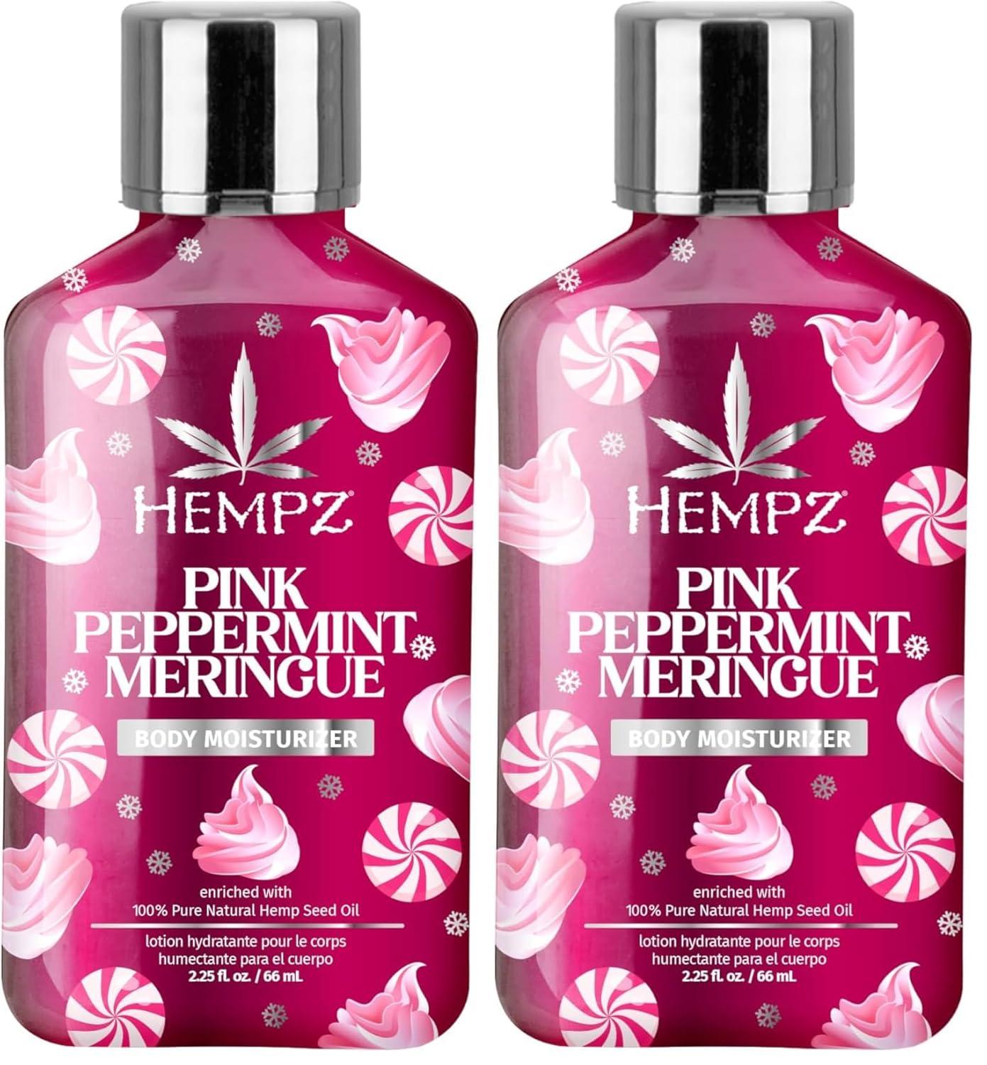 image:imageHempz NEW Pink Peppermint Meringue Body Moisturizer Body Lotion Fall and Winter Skin Care for Men amp Women Limited Edition 17 flozPink Peppermint