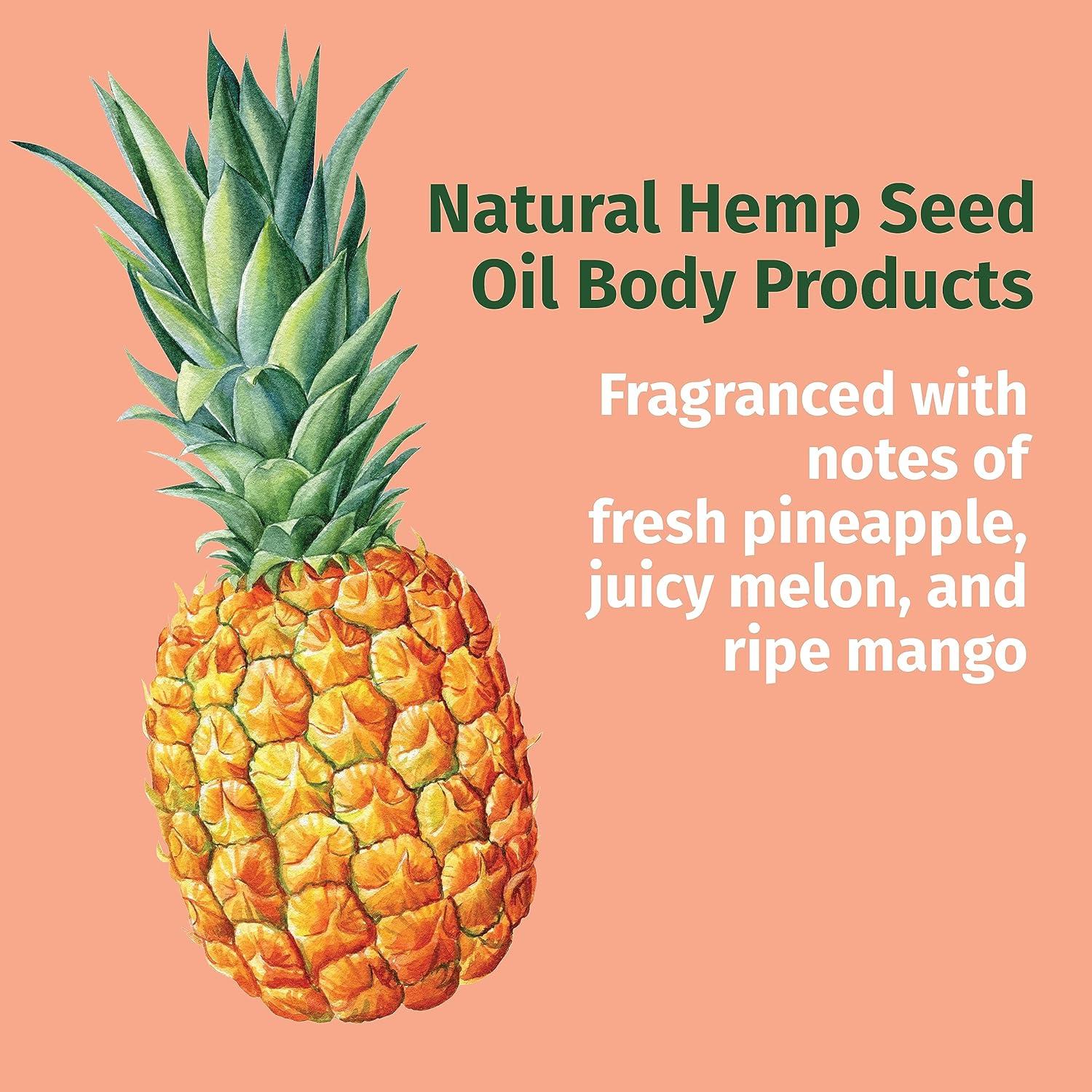 image:imageHempz Sweet Escape Sweet Pineapple amp Honey Melon Moisturizing Body Wash 17 Oz Body Scrub 73 Oz amp Moisturizer 125 Oz Festive Holiday Gift Set with Travel Bag for Women or Men with Dry Skin