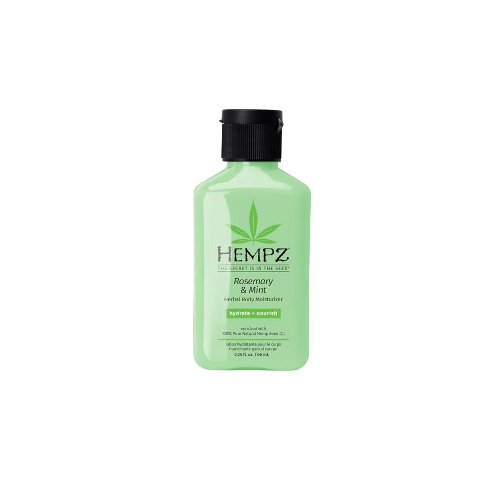 image:imageHEMPZ Herbal Body Moisturizer Rosemary amp Mint Travel Mini 225 Oz  Hydrating Lotion Rich with Minerals Vitamin C amp Hempseed Oil to Nourish amp Repair Extremely Dry or Sensitive Skin for Women amp Men