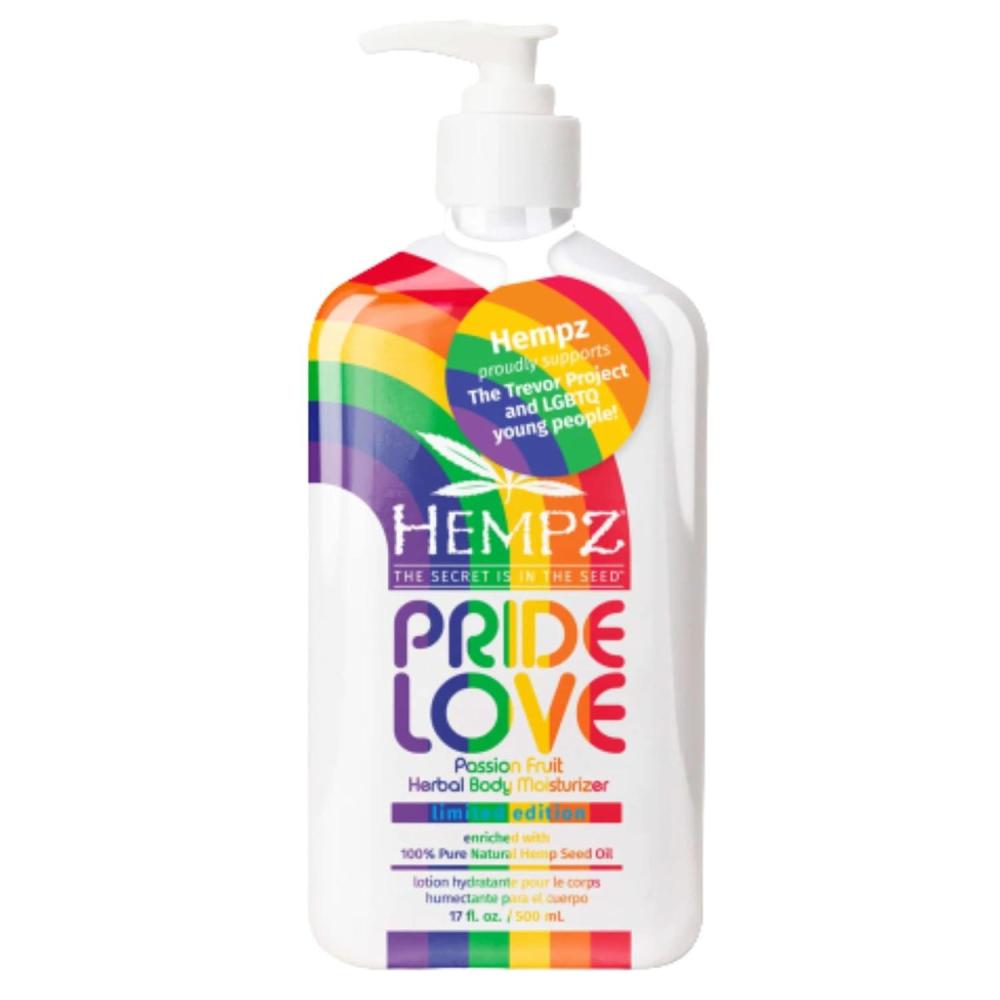 image:imageHempz Body Lotion Passion Fruit Pride Love Limited Edition Daily Moisturizing Cream Shea Butter Aloe Lavender Extract Body Moisturizer Skin Care Products Hemp Seed Oil Large17 Fl Oz Pack of 1