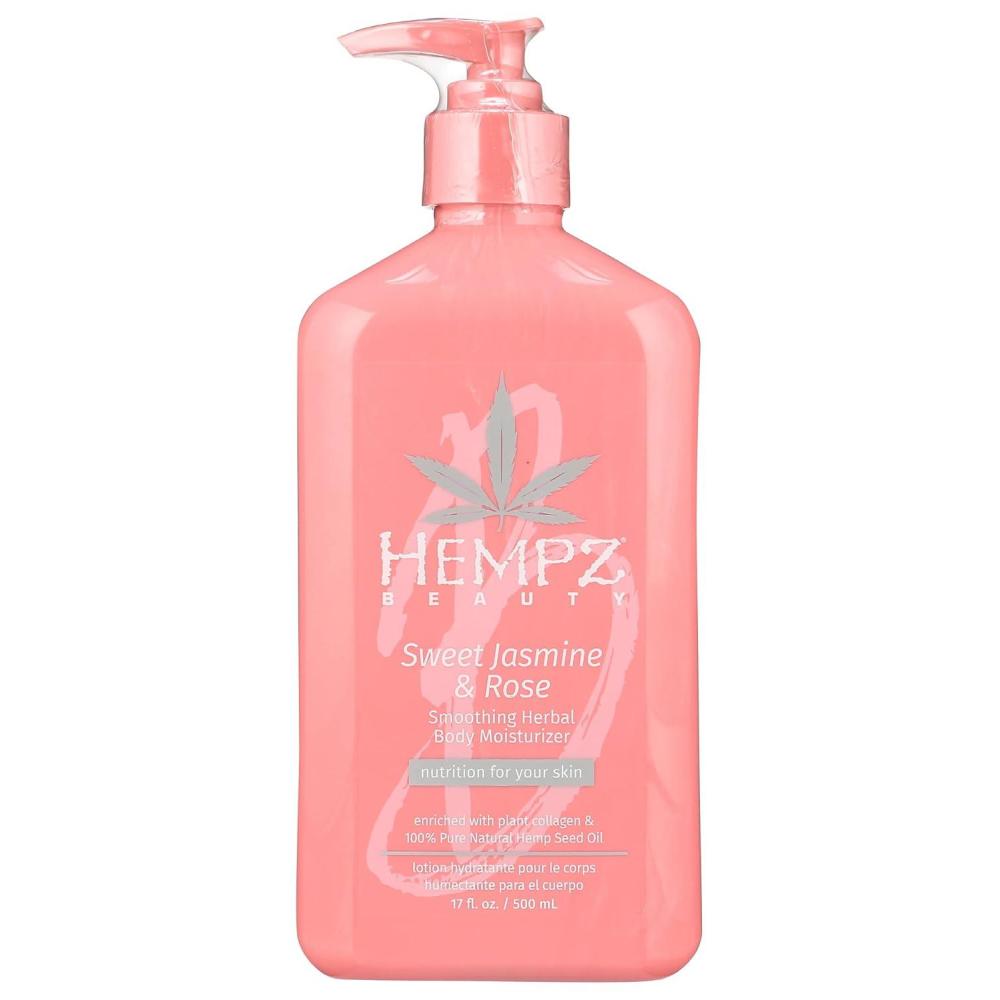 image:imageHempz Herbal Body Moisturizer Lotion Sweet Jasmine and Rose Pure Natural Hydration and Nourishment 17 Fluid Ounce Pack of 1