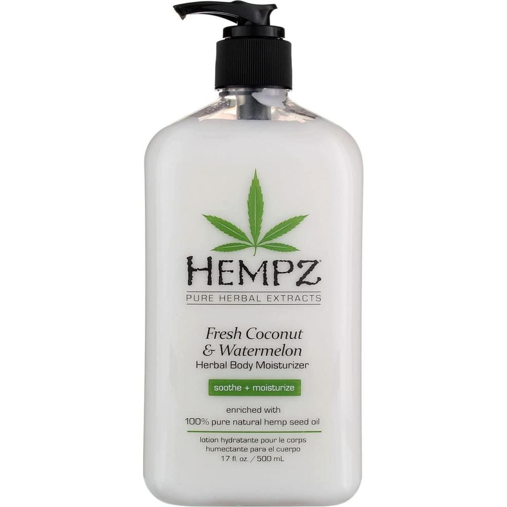 image:imageHempz Herbal Body Moisturizer Pearl White Fresh CoconutWatermelon 17 Ounce