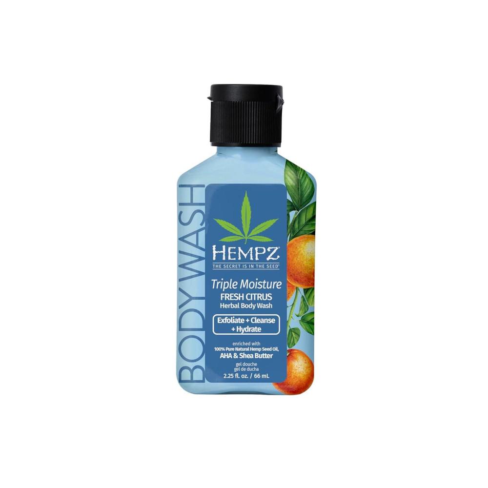 image:imageHempz NEW Mini Body Wash Sweet Pineapple amp Honey Melon Travel Size Shower Gel 225 ozCitrus