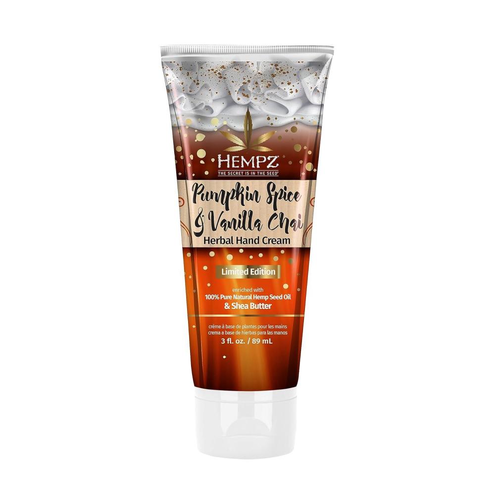 image:imageHempz Pumpkin Spice amp Vanilla Chai Exfoliating Body Scrub 4 Oz Yummy Fall Scented Sugar Body Scrub for Shower amp Bath Cozy Fall Pumpkin amp Vanilla Chai Scented Sugar Scrub Exfoliant for Women amp MenHand Cream