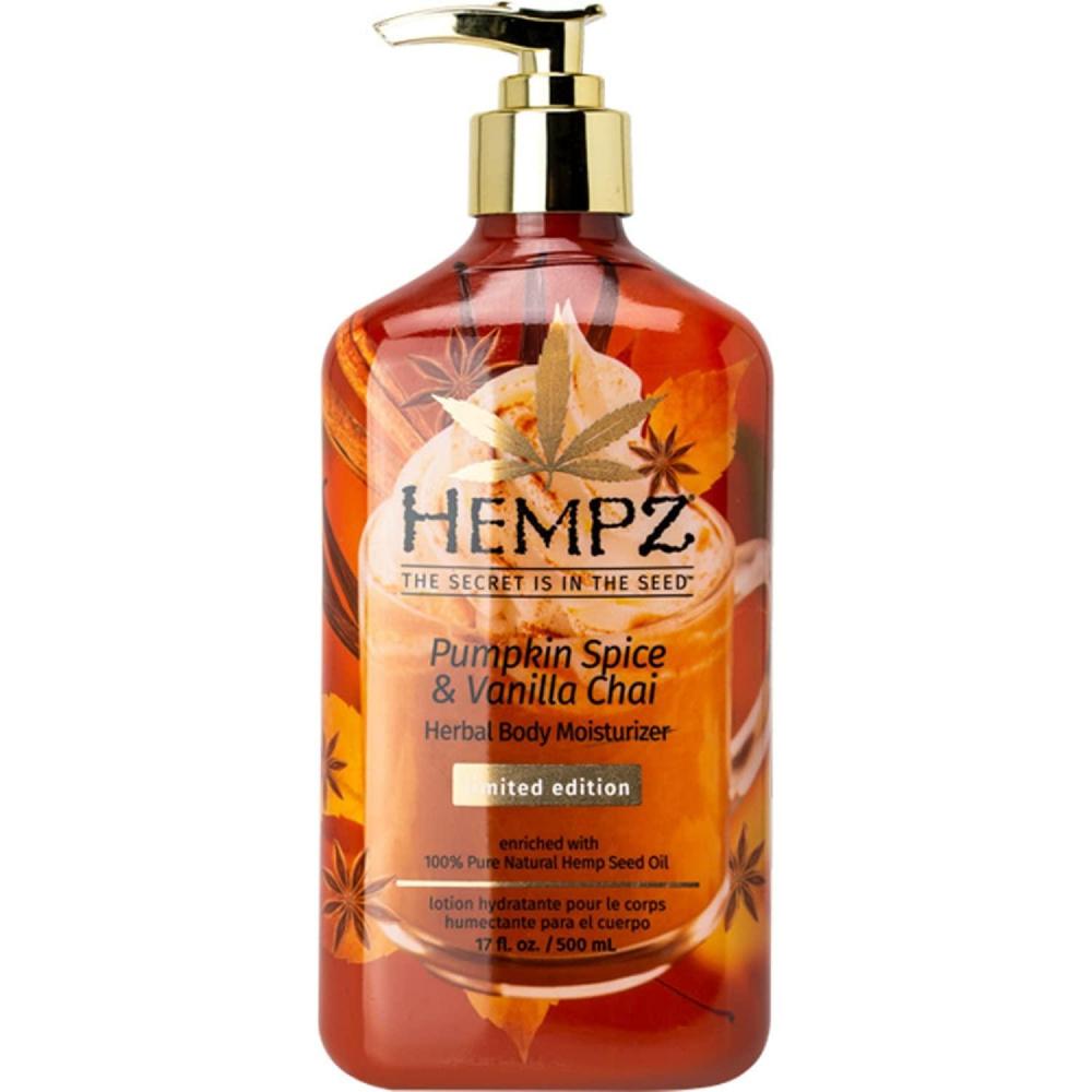 image:imageHempz Pumpkin Spice amp Vanilla Chai Herbal Body Moisturizer 17 oz17 Ounce Pack of 1