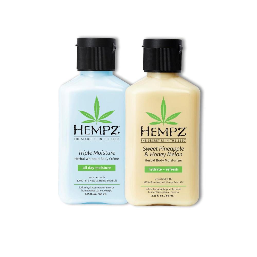 image:imageHempz Triple Moisture 24Hour Hydration Body Creme with Pineapple amp Honey Melon Daily Skin Lotion