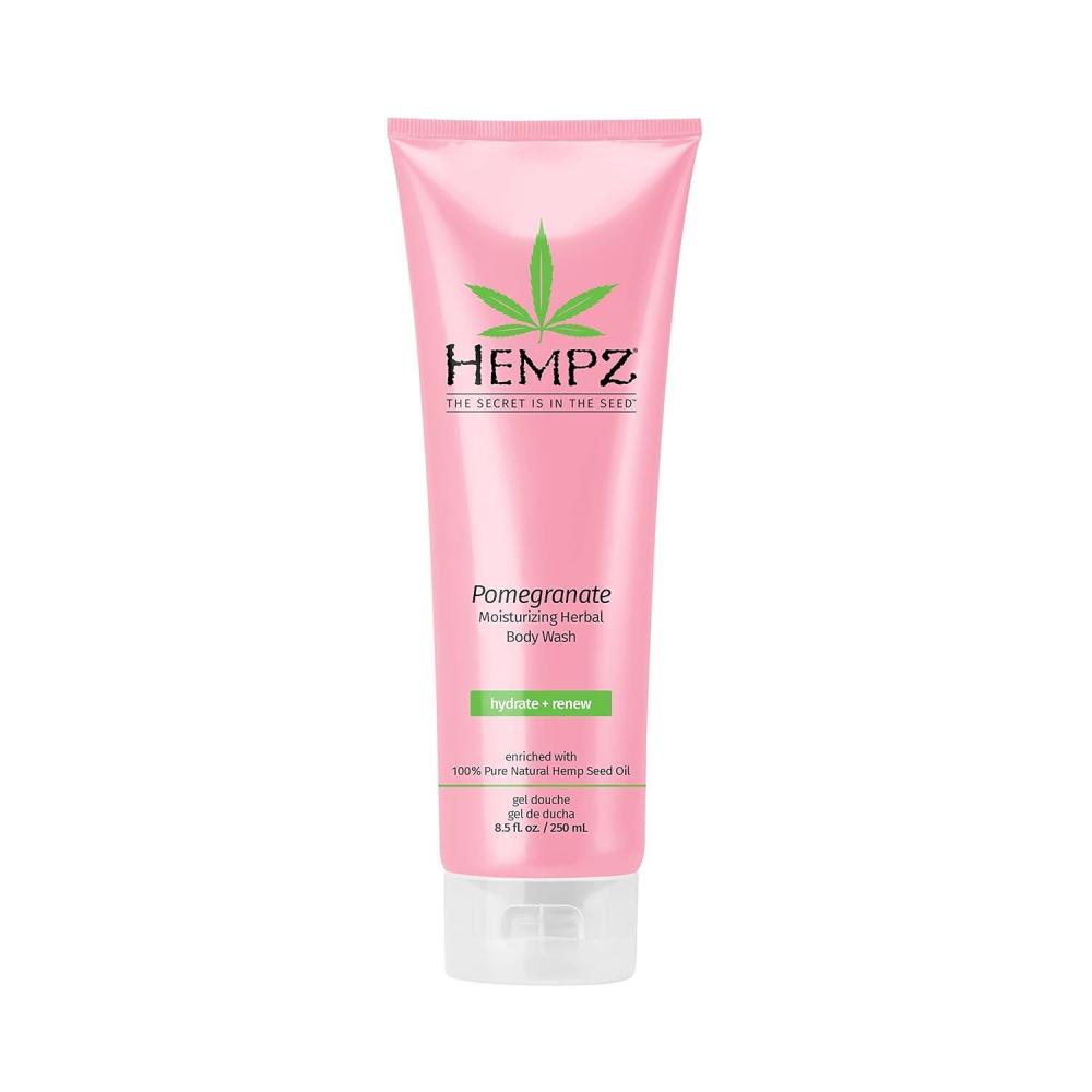 image:imageHempz Triple Moisture Herbal Whipped Creme Body Wash 85 oz Scented Shower Gel for Women and Men Unisex Personal Care Products ParabenFree AntiAging Bath Soap that Hydrates and Gently CleansesPomegranate