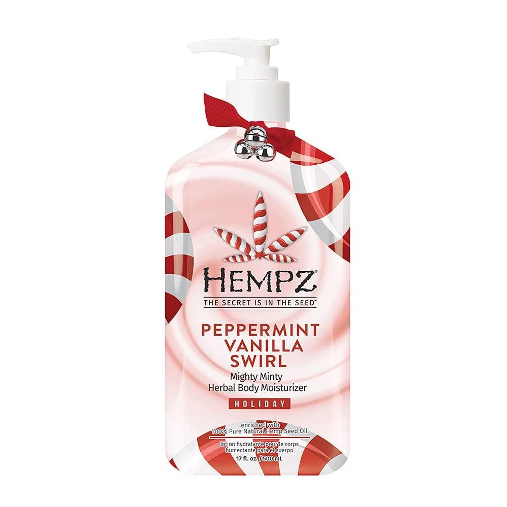 image:imagePeppermint Vanilla Swirl Herbal Body Moisturizer 17 oz
