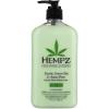 Hempz Body Moisturizer Green Tea and Asian Pear 17 Ounce Pump (500ml) (Pack of 3)