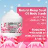 Hempz Limited Edition Candy Cane Lane Exfoliating Body Scrub (4 Oz) – Yummy Holiday Scented Sugar Body Scrub for Shower & Bath, Cozy Candy Cane Scented Sugar Scrub Exfoliant for Women & Men(Body Scrub)