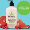 Hempz Original Herbal Body Moisturizer + Fresh Coconut & Watermelon Moisturizer + Blushing Grapefruit & Raspberry Crème Herbal Body Moisturizer, 17 Fl Oz, 3 Pack Bundle – Vitamin Infused Lotion