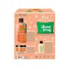 Hempz Sweet Escape Sweet Pineapple & Honey Melon Moisturizing Body Wash (17 Oz), Body Scrub (7.3 Oz), & Moisturizer (1.25 Oz) – Festive Holiday Gift Set with Travel Bag for Women or Men with Dry Skin