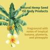 Hempz Treat Yourself Floral Banana Herbal Moisturizing Body Wash (17 Oz), Body Scrub (7.3 Oz), & Moisturizer (1.25 Oz), Travel Bag – Festive Holiday Skin Care Gift Set for Women or Men with Dry