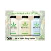 Hempz Healthy Hydration Triple Moisture, Age Defying, & Original (2.25 Oz, 3-Pack) Body Moisturizing Lotion Gift Set – Mini Scented Travel Cream Skin Care for Women & Men, Made with Shea Butter(Floral Banana)