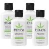 Hempz Herbal Body Moisturizer, Pearl White, Fresh Coconut/Watermelon, 2.25 Ounce (Pack of 4)
