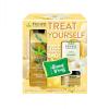 Hempz Treat Yourself Floral Banana Herbal Moisturizing Body Wash (17 Oz), Body Scrub (7.3 Oz), & Moisturizer (1.25 Oz), Travel Bag – Festive Holiday Skin Care Gift Set for Women or Men with Dry