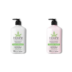 Hempz Body Lotion Coconut Watermelon & Grapefruit Raspberry Moisturizing Creams
