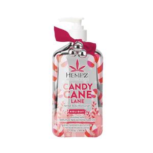 Hempz Limited Edition Peppermint Candy Cane Herbal Body Lotion Moisturizer (17 Oz) – Holiday Body Lotion for Women or Men with Dry Skin – Hydrating Moisturizer for Daily Radiance(Candy Cane Lane)