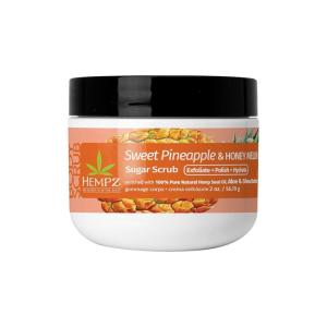 Hempz NEW Mini Sugar Body Scrub, Sweet Pineapple & Honey Melon, Travel Size, 2 oz.(Sweet Pineapple & Honey Melon)