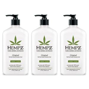 Hempz Original Herbal Body Moisturizer IHVPs, 3Units (17 Fluid Ounce)