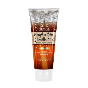 Hempz Pumpkin Spice & Vanilla Chai Exfoliating Body Scrub (4 Oz) – Yummy Fall Scented Sugar Body Scrub for Shower & Bath, Cozy Fall Pumpkin & Vanilla Chai Scented Sugar Scrub Exfoliant for Women & Men(Hand Cream)