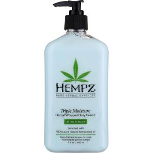 Hempz Triple Moisture Herbal Whipped Body Crme, 17 oz Pack of 3