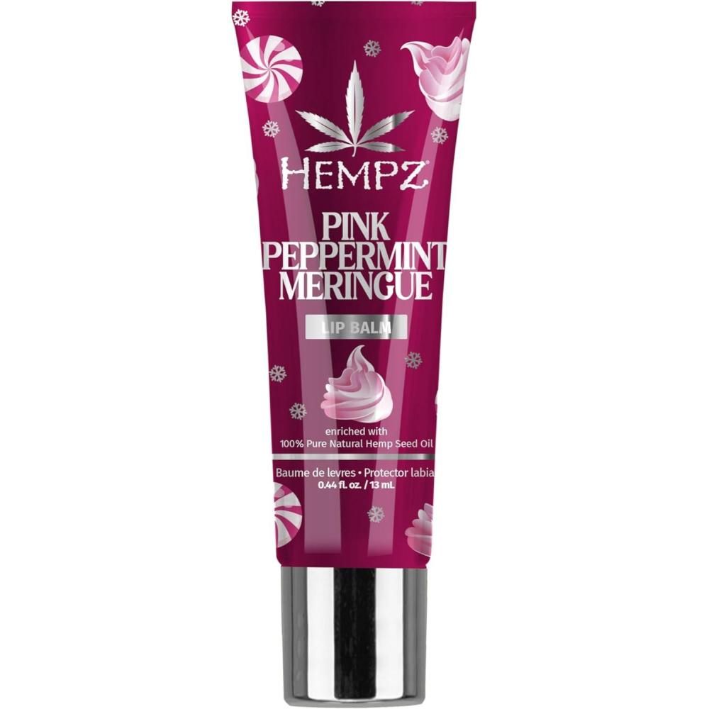 image:imageHempz Pink Peppermint Meringue Lip Balm Nourishing Lip Care Limited Edition Gloss 44 floz